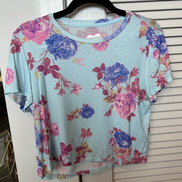 LoveShackFancy x Beach Riot Floral T-shirt - Picture 10 of 16
